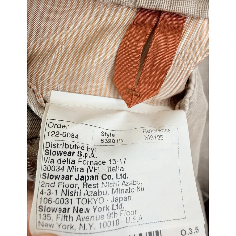 Montedoro Chinolino Giacco‎ Blazer Sport Coat Men's 56 US 44 Linen Blend Preppy